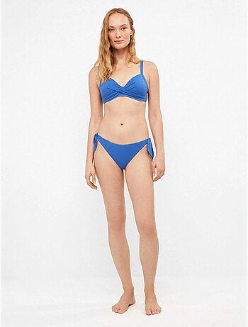 Braga bikini clásica ajustable en laterales