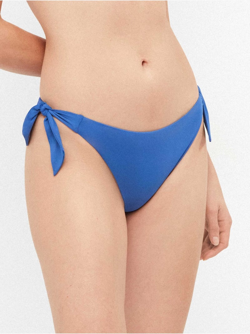 Braga bikini clásica ajustable en laterales Azul - Kiabi
