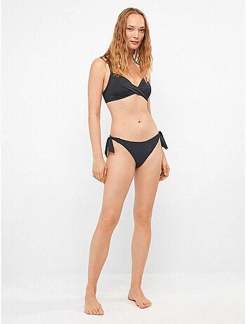 Braga bikini clásica ajustable en laterales