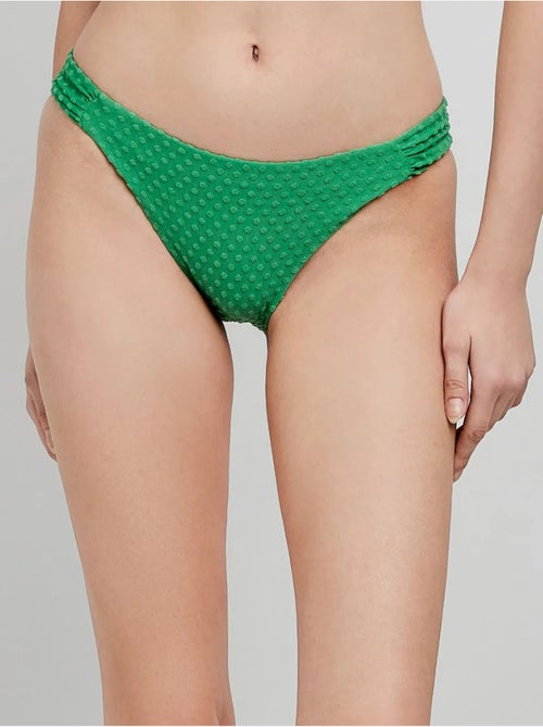 Braga bikini clásica con aberturas laterales en tejido plumetti - Kiabi Braga bikini clásica con aberturas laterales en tejido plumetti - Kiabi