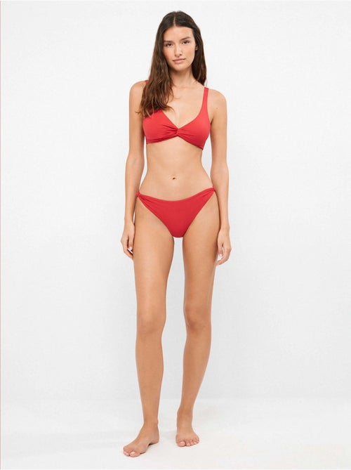 Braga bikini clásica con detalle de nudo en laterales - Kiabi Braga bikini clásica con detalle de nudo en laterales - Kiabi