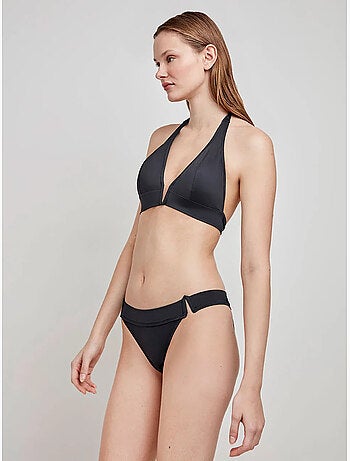 Braga bikini clásica con detalle de v en laterales