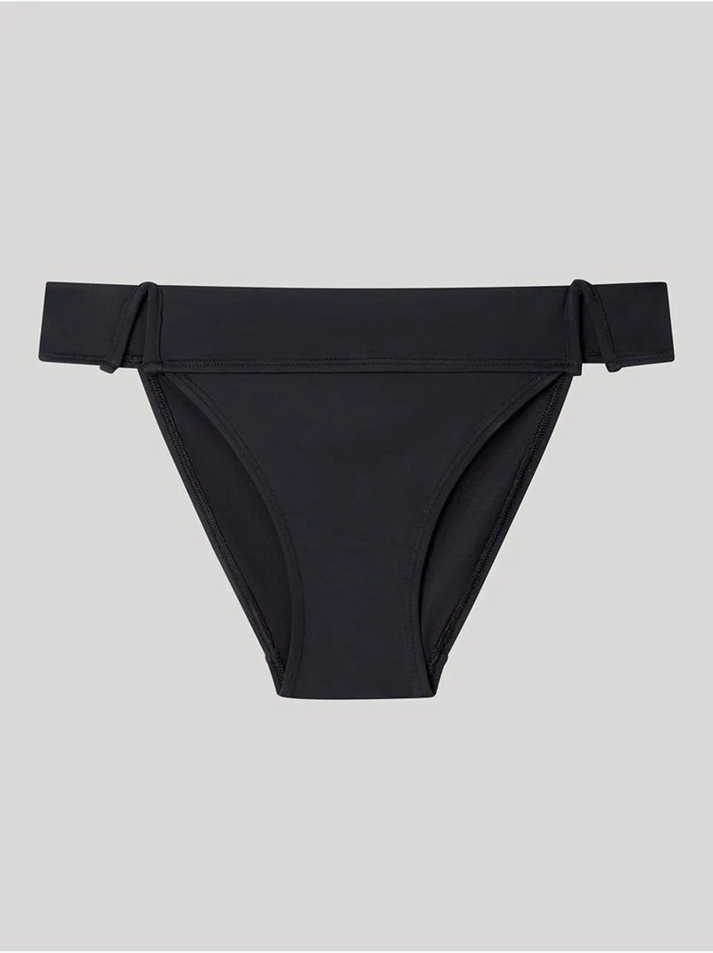 Braga bikini clásica con detalle de v en laterales Negro - Kiabi
