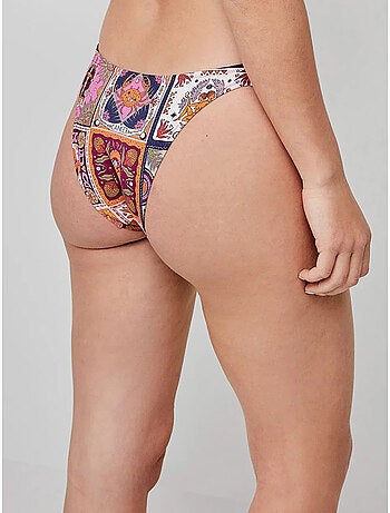 Braga bikini clásica con refuerzo interior y estampado del zodíaco