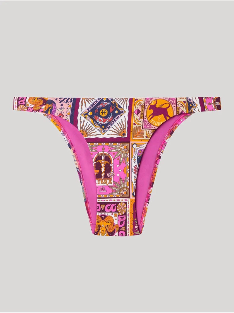 Braga bikini clásica con refuerzo interior y estampado del zodíaco Multicolor - Kiabi