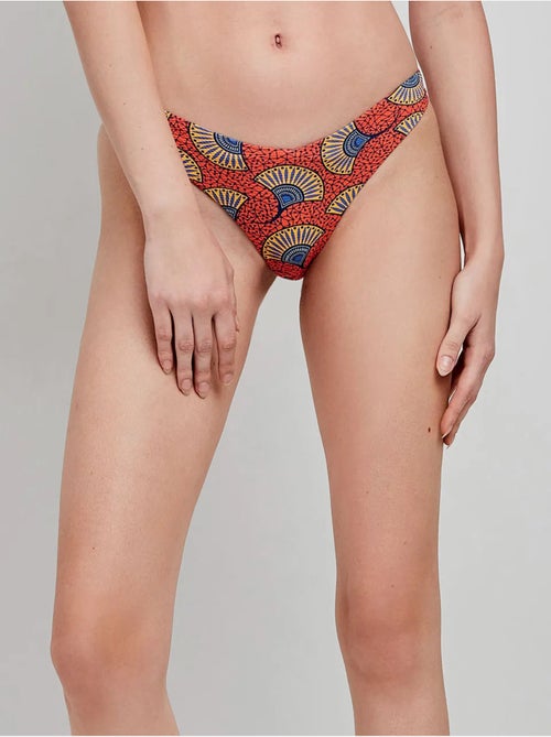 Braga bikini clásica corte en v, en tejido estampado - Kiabi Braga bikini clásica corte en v, en tejido estampado - Kiabi
