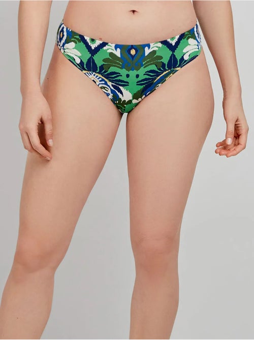 Braga bikini clásica de cintura alta con estampado tribal - Kiabi Braga bikini clásica de cintura alta con estampado tribal - Kiabi