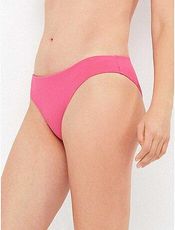 Braga bikini clásica en tejido piqué