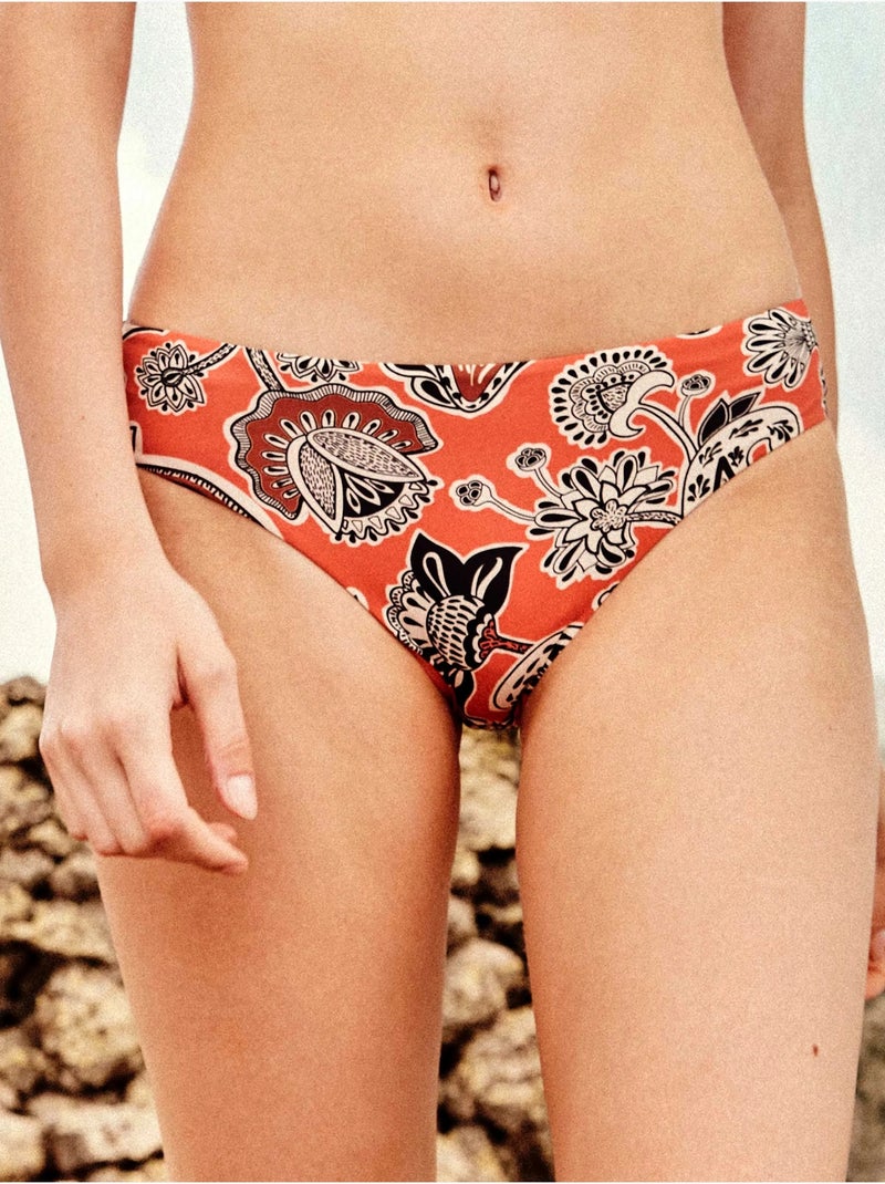Braga bikini clásica estampada con costuras invisibles Multicolor - Kiabi