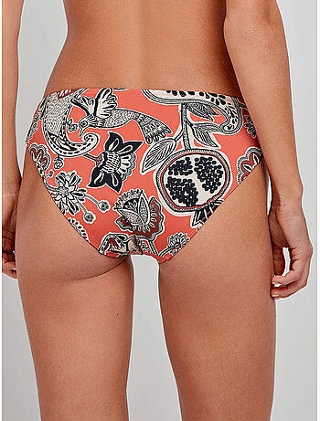 Braga bikini clásica estampada con costuras invisibles