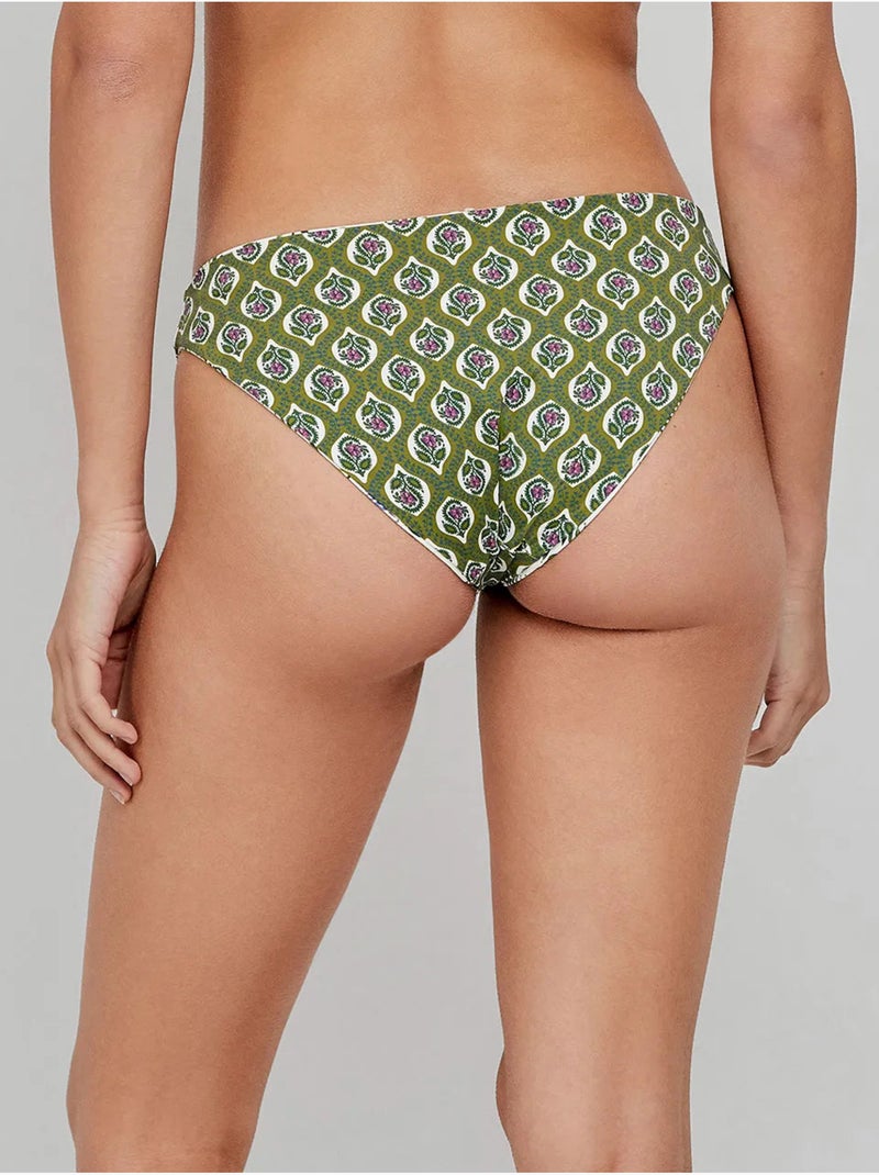 Braga bikini clásica reversible con combinación de estampados Multicolor - Kiabi