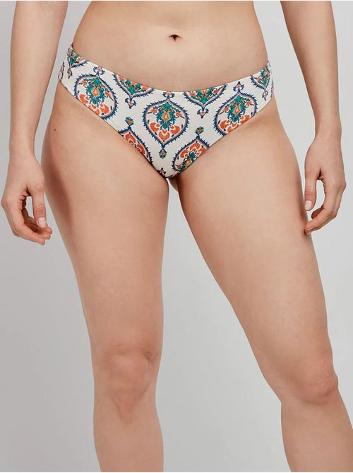 Braga bikini clásica reversible con estampado arabesco - Kiabi Braga bikini clásica reversible con estampado arabesco - Kiabi