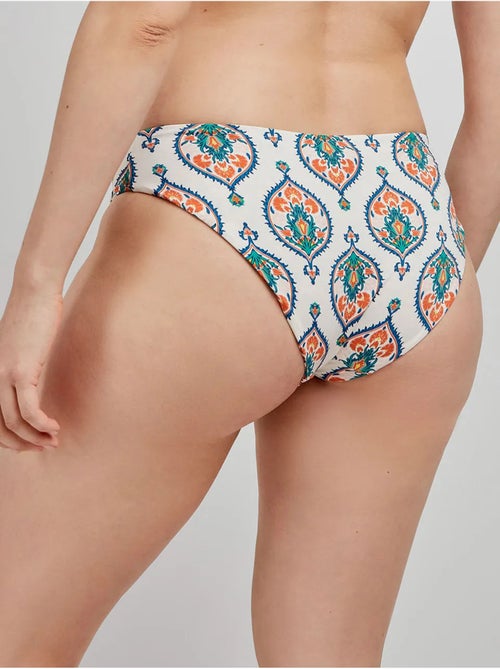 Braga bikini clásica reversible con estampado arabesco - Kiabi Braga bikini clásica reversible con estampado arabesco - Kiabi