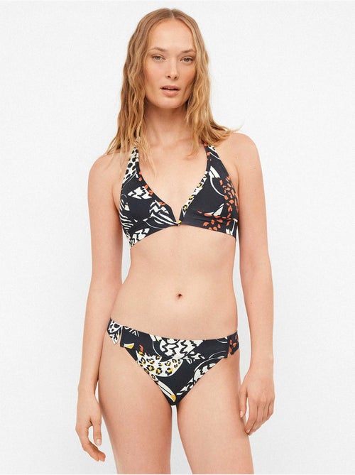 Braga bikini con detalle en cintura estampado tropical - Kiabi Braga bikini con detalle en cintura estampado tropical - Kiabi