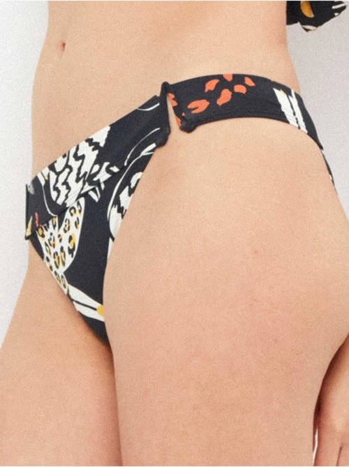 Braga bikini con detalle en cintura estampado tropical - Kiabi Braga bikini con detalle en cintura estampado tropical - Kiabi