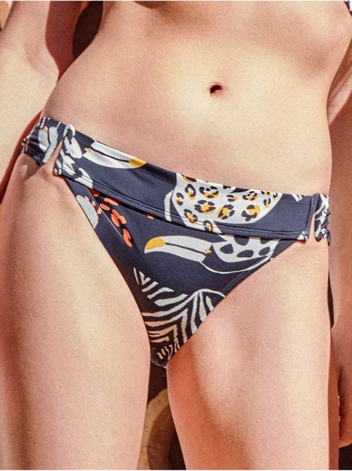 Braga bikini con detalle en cintura estampado tropical - Kiabi Braga bikini con detalle en cintura estampado tropical - Kiabi