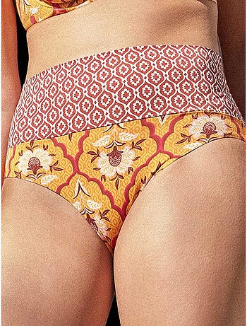 Braga bikini multiposición doble estampado