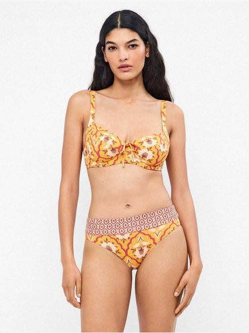 Braga bikini multiposición doble estampado - Kiabi Braga bikini multiposición doble estampado - Kiabi