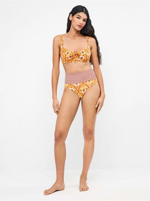 Braga bikini multiposición doble estampado - Kiabi Braga bikini multiposición doble estampado - Kiabi
