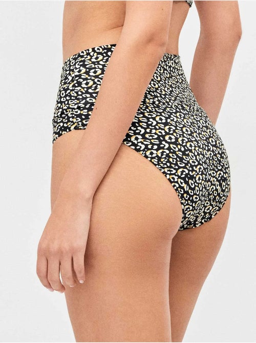 Braga bikini multiposición en tejido estampado animal print - Kiabi Braga bikini multiposición en tejido estampado animal print - Kiabi