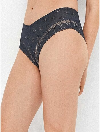 Braga culotte de encaje floral