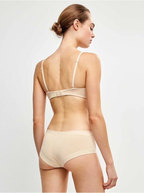 Braga culotte de microfibra con higiénico 100% algodón - Kiabi