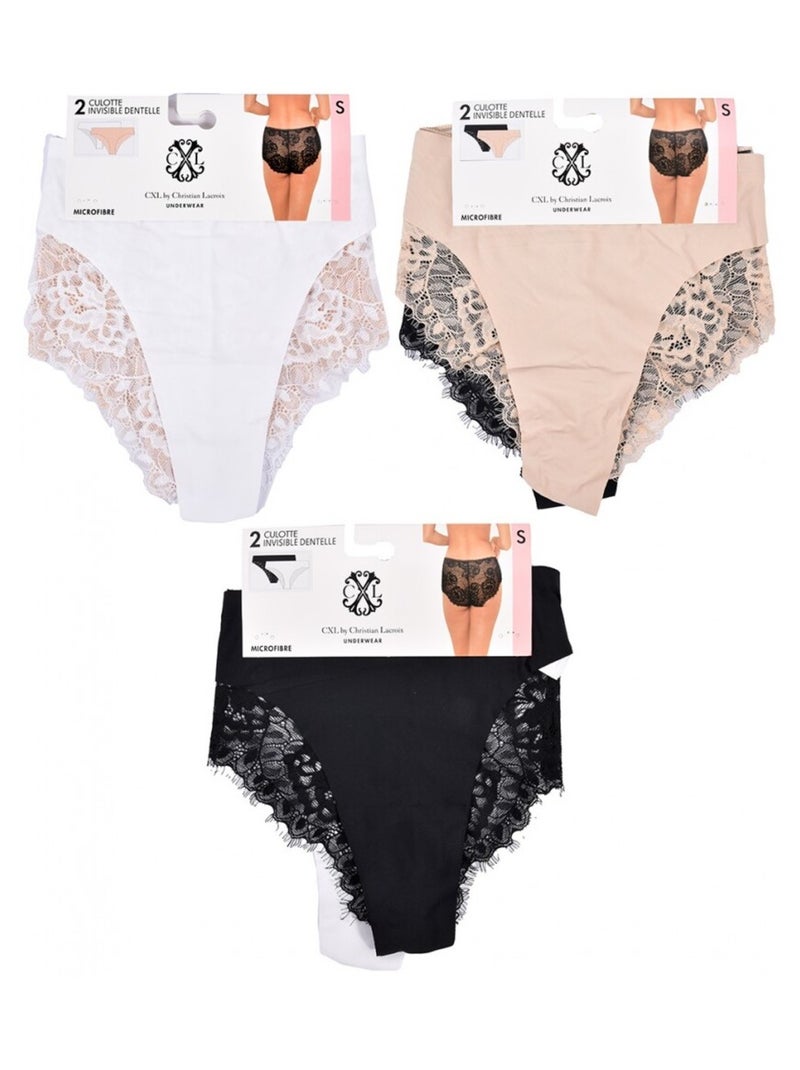 Braga CXL BY LACROIX - Pack de 6 Negro Blanco Negro - Kiabi