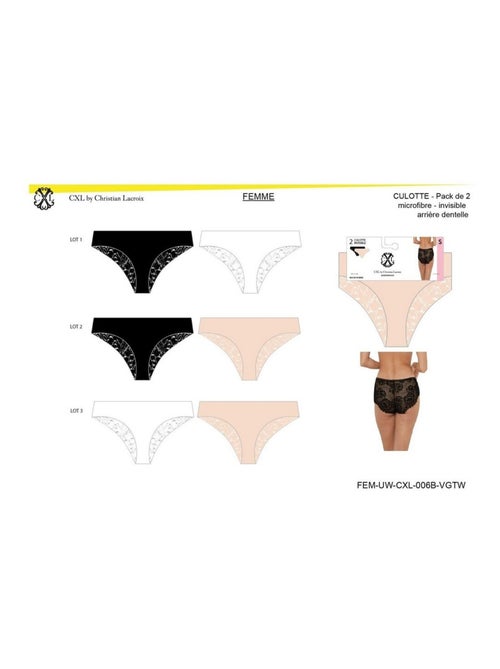 Braga CXL BY LACROIX - Pack de 6 - Kiabi