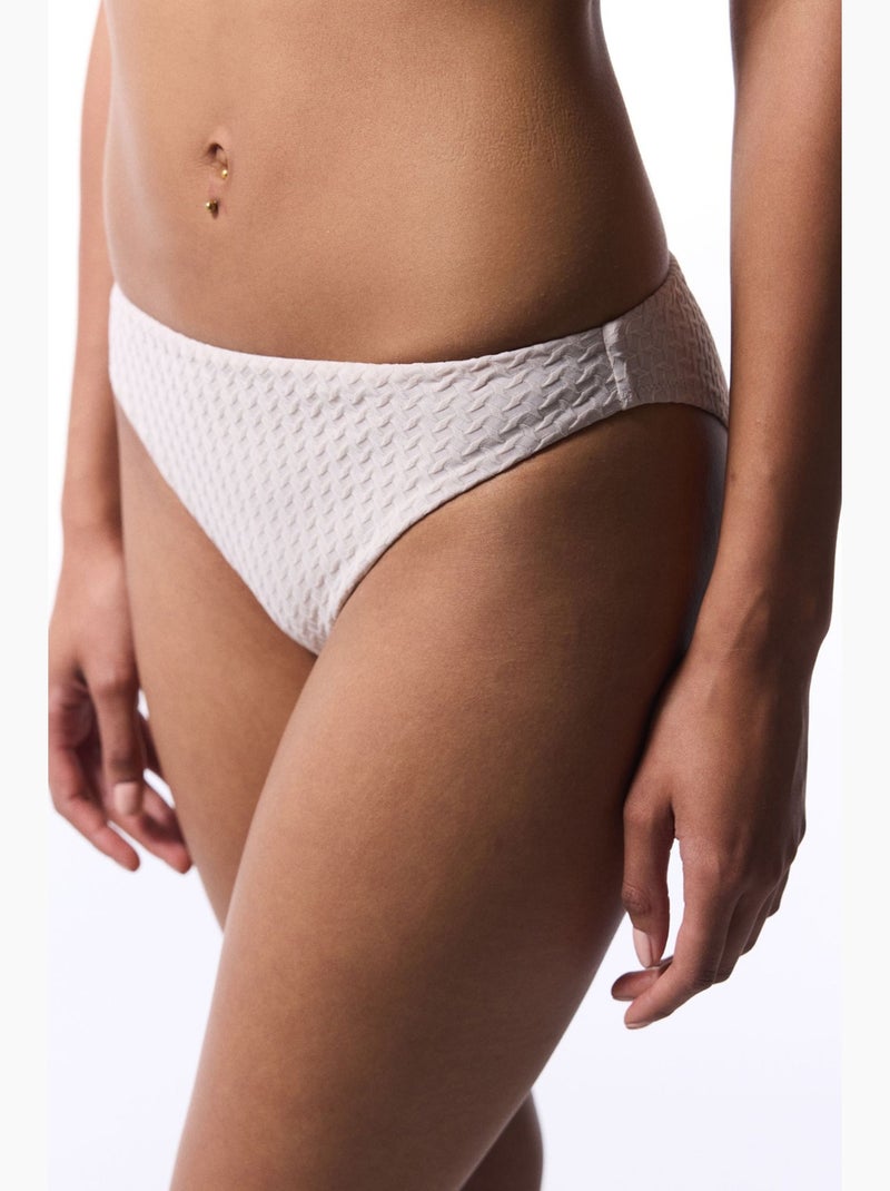 Braga de bikini alive high leg penti Blanco roto - Kiabi