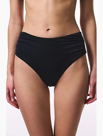 Braga de bikini alta fruncida penti