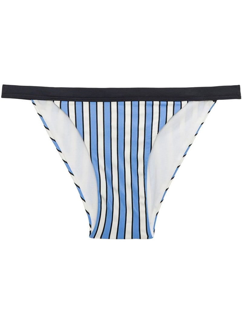 Braga de bikini band super penti Blanco Azul Negro - Kiabi