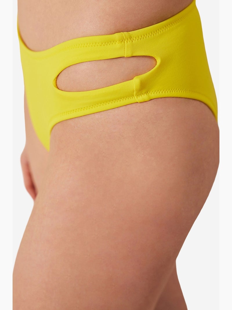 Braga de bikini basic cut penti Amarillo limón - Kiabi
