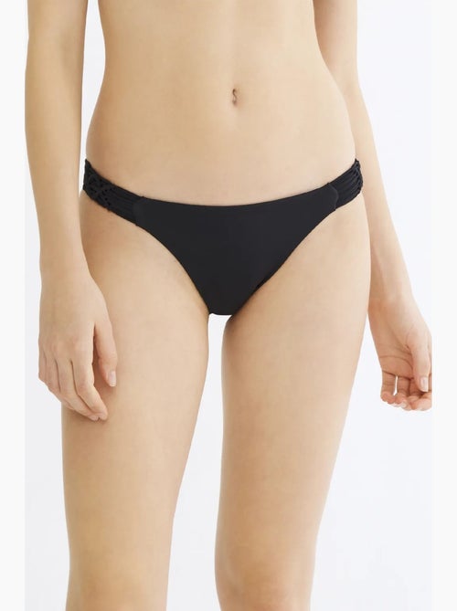 Braga de bikini básica con detalles de macramé en los bordes penti - Kiabi Braga de bikini básica con detalles de macramé en los bordes penti - Kiabi