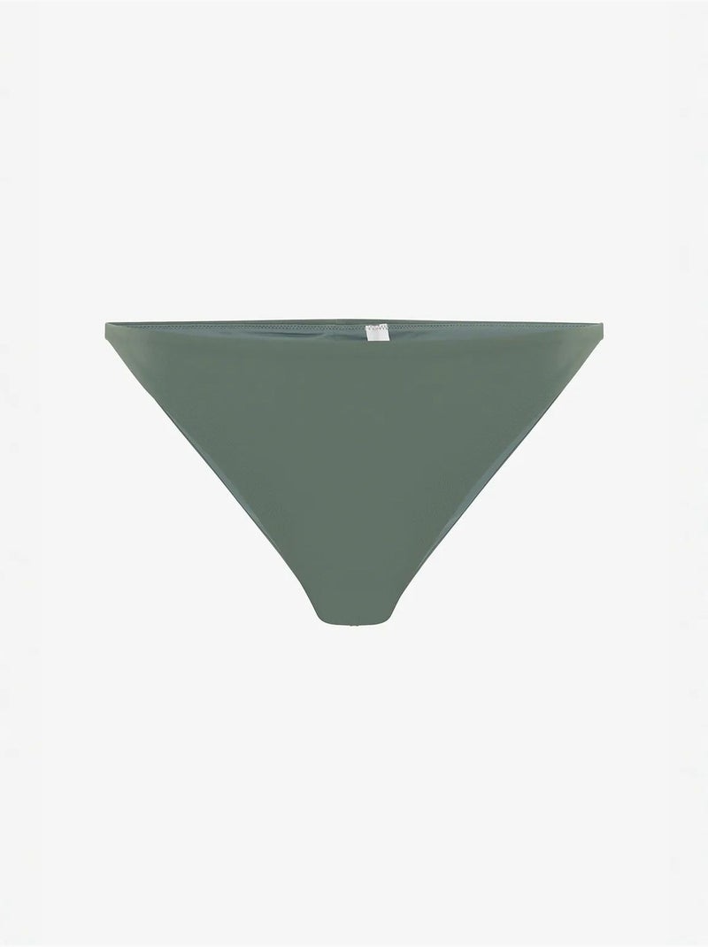 Braga de bikini brasileña de tiro superbajo penti Verde caqui - Kiabi