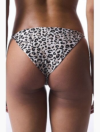 Braga de bikini brasileña leo con estampado de leopardo penti