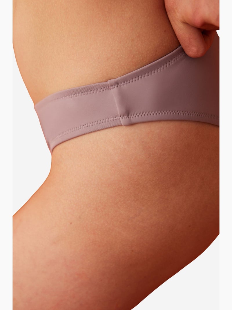 Braga de bikini clean con corte en v penti Malva - Kiabi