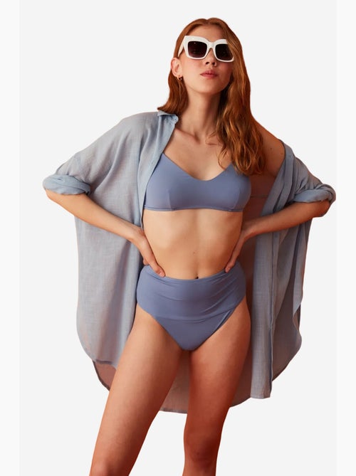 Braga de bikini clean vintage de talle alto penti - Kiabi