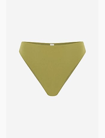 Braga de bikini de tiro alto y corte alto en la pierna penti