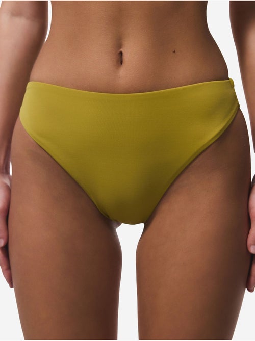 Braga de bikini de tiro alto y corte alto en la pierna penti - Kiabi Braga de bikini de tiro alto y corte alto en la pierna penti - Kiabi