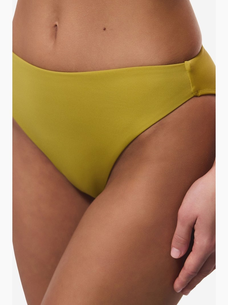 Braga de bikini de tiro alto y corte alto en la pierna penti Ámbar - Kiabi
