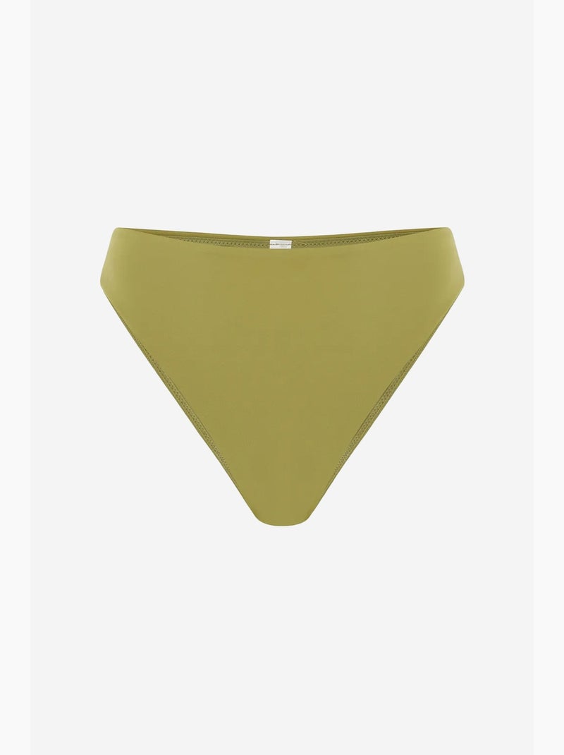 Braga de bikini de tiro alto y corte alto en la pierna penti Ámbar - Kiabi