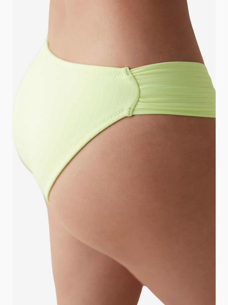 Braga de bikini hipster neon lively con detalle fruncido penti Verde tilo - Kiabi