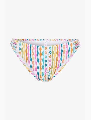 Braga de bikini mae rayada de macramé penti