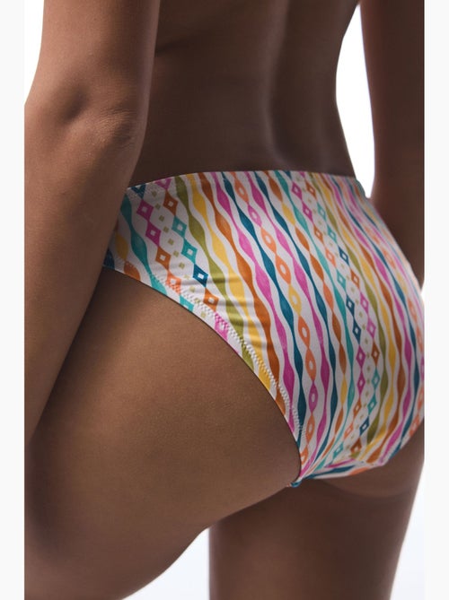 Braga de bikini mae rayada de macramé penti - Kiabi