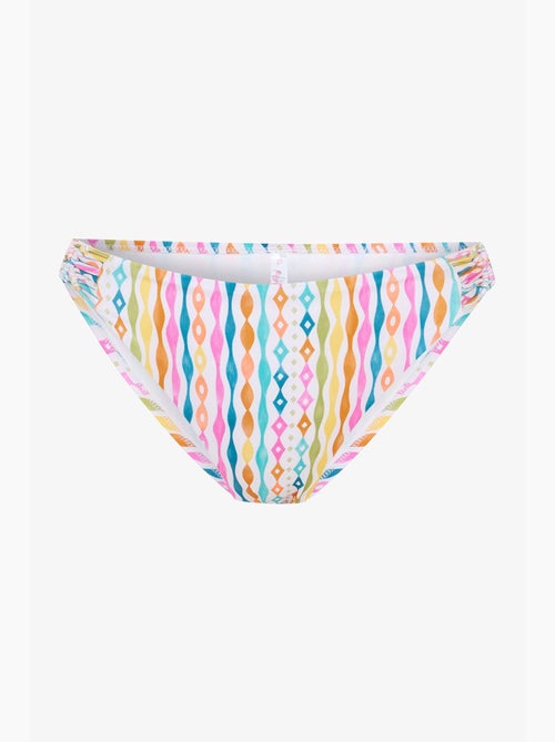 Braga de bikini mae rayada de macramé penti - Kiabi