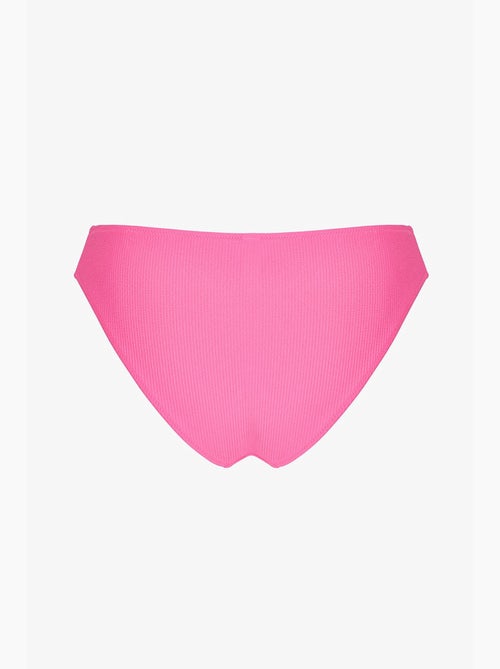 Braga de bikini nena brillante texturizada de tiro medio penti - Kiabi Braga de bikini nena brillante texturizada de tiro medio penti - Kiabi
