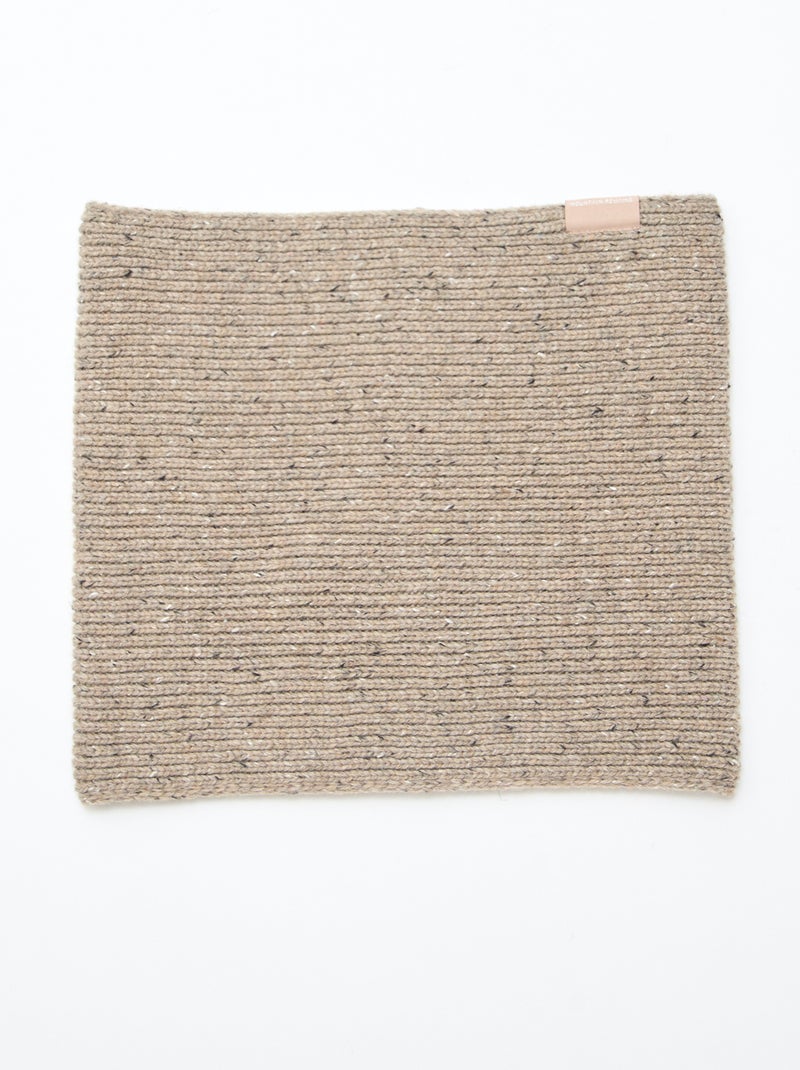 Braga de cuello de punto fantasía Beige - Kiabi