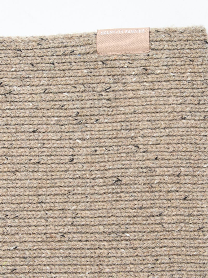 Braga de cuello de punto fantasía Beige - Kiabi