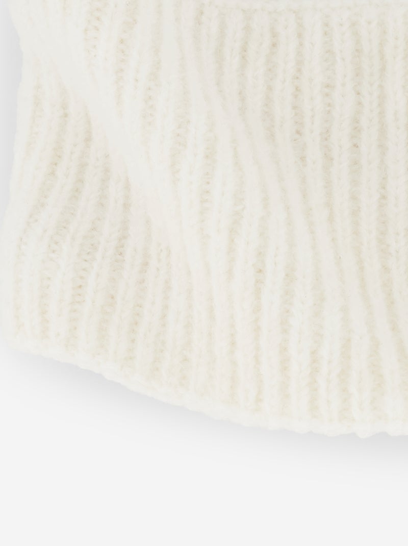Braga de cuello forrada de polar Beige - Kiabi