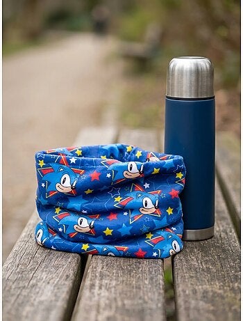 Braga de cuello infantil de poliéster sonic sega